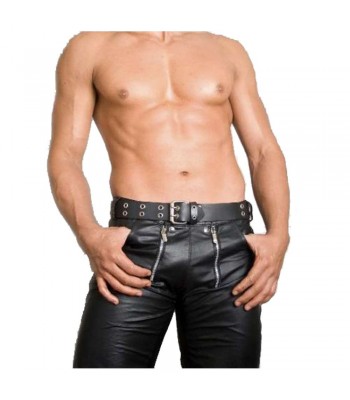 New Men Leather Motorcycle Pant  (2025)